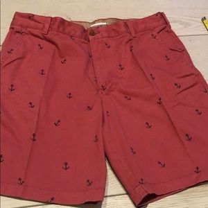 Mens Izod Nantucket Red shorts Size 36